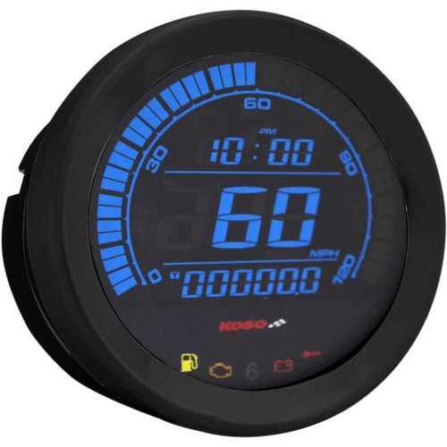 Koso North America 4" Speedometer - Black | BA051010