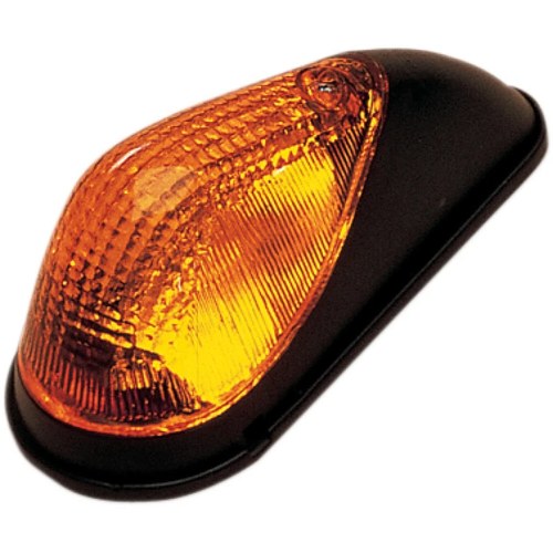 K&S Technologies Mini Wing Marker Lights - Black/Amber | 25-8083