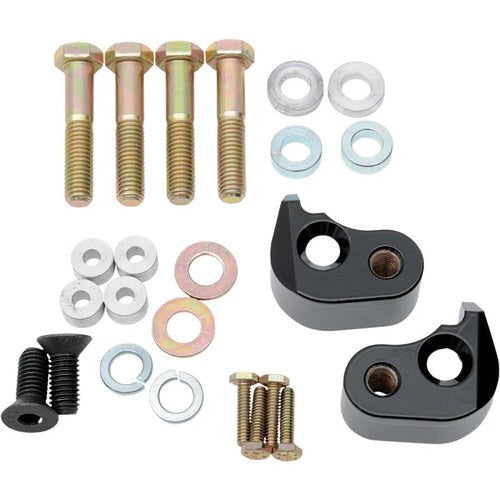 LA Choppers Rear Lowering Kit - Black Powder Coated - Lowers 1" | LA-7590-00B