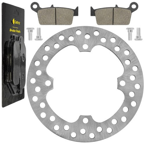 Rear Brake Disc Rotor W/ Brake Pad Fits Honda CR125R CR250R CR500R 1990 - 2001