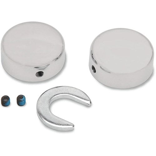 Drag Specialties Swingarm Pivot Bolt Cover - Chrome | 16.0207
