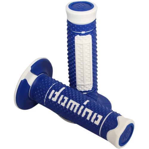 Domino Blue/White Diamonte Dual Compound Grips | A26041C4648