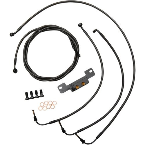 LA Choppers Midnight 19" Cable Kit for '17+ FL w/o ABS | LA-8055KT-19M