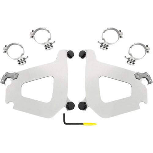Memphis Shades Bullet Fairing Mount Kit - XV19 (Polished) MEK2010