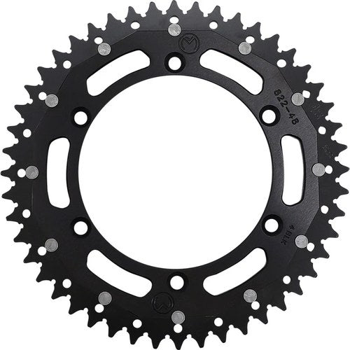 Moose Racing 48T Dual Rear Sprocket (Black) 48-tooth | 1210-1508