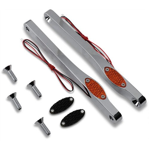 Pro-One Performance LED Front Turn Signal Lights - Chrome | 909110