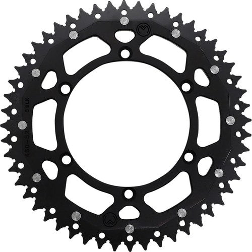 Moose Racing 52T Dual Rear Sprocket (Black) 52-tooth | 1210-1498