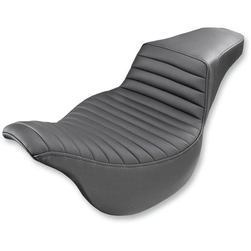 Saddlemen Step Up 2-Up Seat - Tuck and Roll - Flh (Black) 808-07B-171