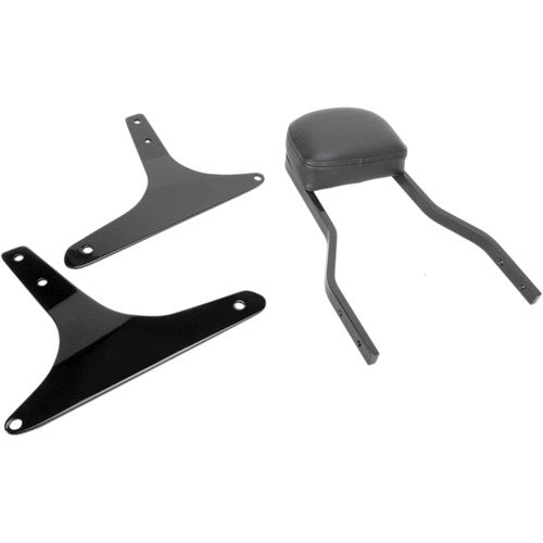 Cobra Square Sissy Bar Kit - Softail (Black) Short | 602-1201B