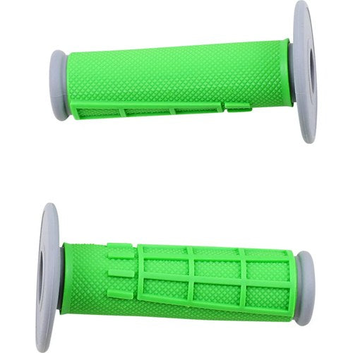 Moose Racing Green Half Waffle Compound Grips | 1MG2315-GEM