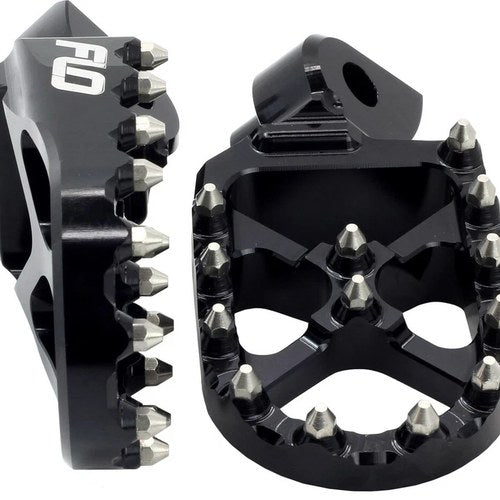 Flo Motorsports Pro Series Foot Peg, Black | FPEG-796BLK