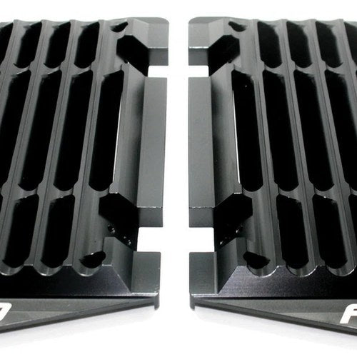 Flo Motorsports High Flow Radiator Braces, Black | Flo 753-2BLK