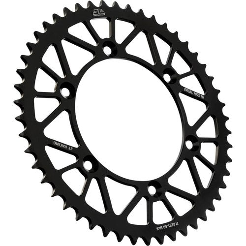 JT Sprockets Rear Racelite Sprocket Alum 50T-520 Blk Hon/Yam | JTA251.50BLK
