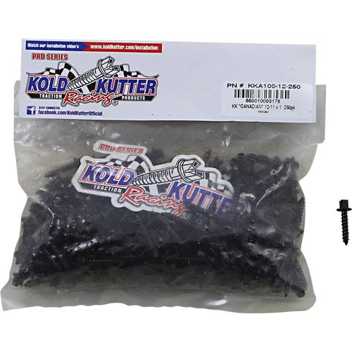 Kold Kutter Ice Racing Screws, Canadian - 1in. | KKA100-12-250