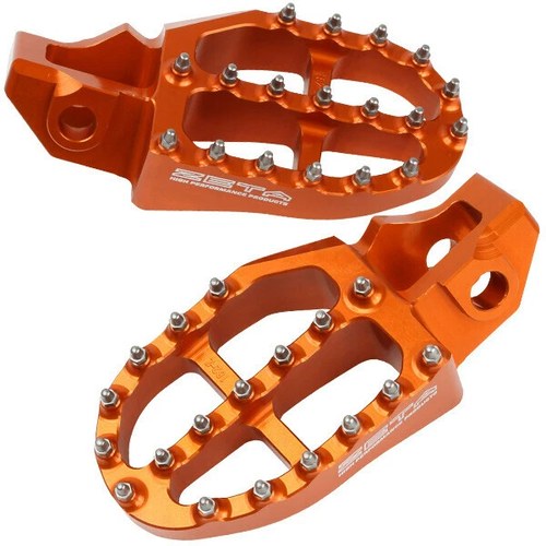 Zeta Footpegs, Orange | ZE93-1827