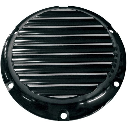 Joker Machine Derby Cover - Black/Silver - Finned | 10-690B