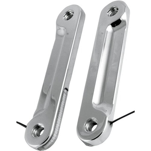 Alloy Art LED Front Signal Light - Flhx - Chrome/Clear | SGFS-1