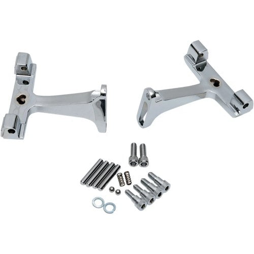 Drag Specialties Passenger Footboard Mount - Chrome | P17-0406C