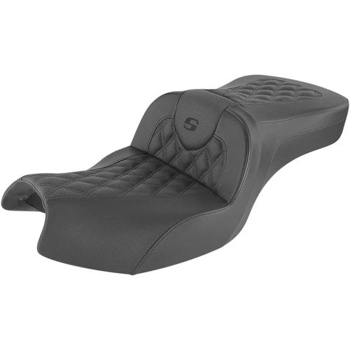 Saddlemen Roadsofa Seat -Lattice Stitched - Indian (Black) I20-06-182