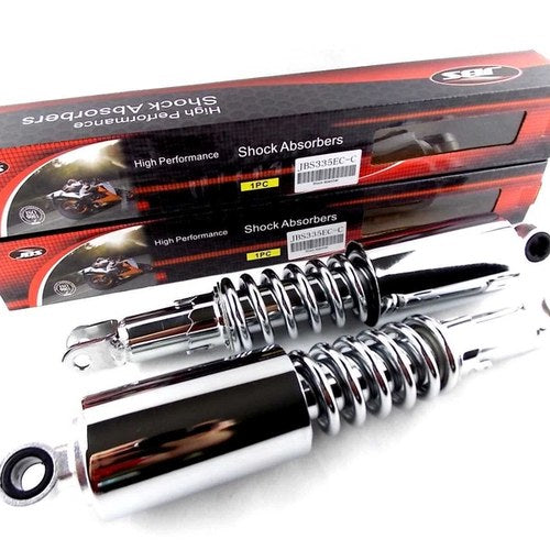 Suzuki RE5 335mm Jbs Chrome Rear Shock Absorbers Eye TO Clevis