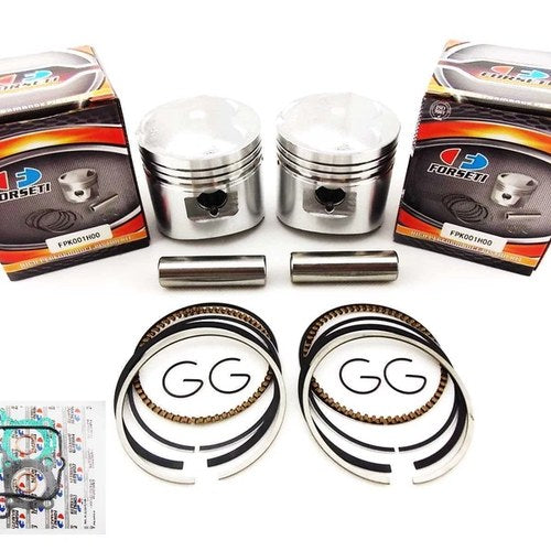Honda CB250N 80-82 Std Forseti Top End Kit 62mm Piston Rings Gasket