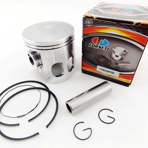 Yamaha IT175 76-81 0.5mm O/S Forseti Piston Kit 66.5mm Rings Pin Clips