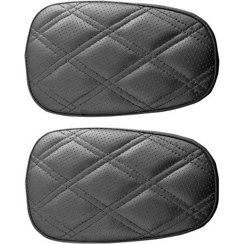 Saddlemen Roadsofa Armrest Pad Covers - Diamond (Black) Pair | 11887-LS