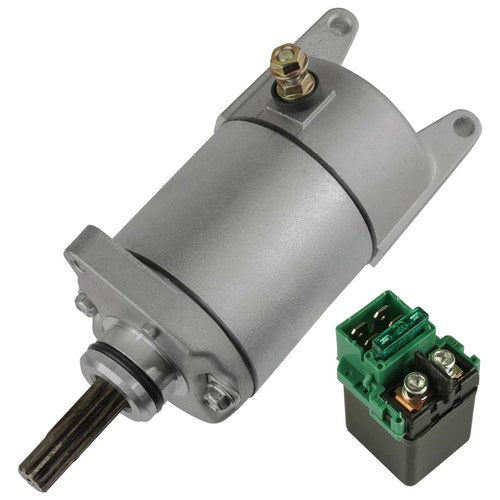Starter and Solenoid Relay for Honda 31200-MN9-003 31200-MN9-013 / 35850-MY6-671