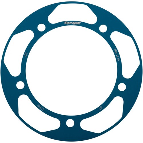 Supersprox Rear Edge Sprocket Color Disk Alu 43T-525 Blue | RACD1792-43-BLU