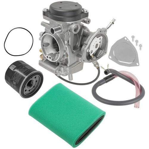 Carburetor Air & Oil Filter For Yamaha Grizzly 350 YFM350FG YFM350D Hunter 12-14