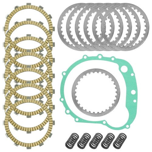 Clutch Friction w/ Steel Plates Kit for Kawasaki Ninja 600R ZX600-C 1988-1997