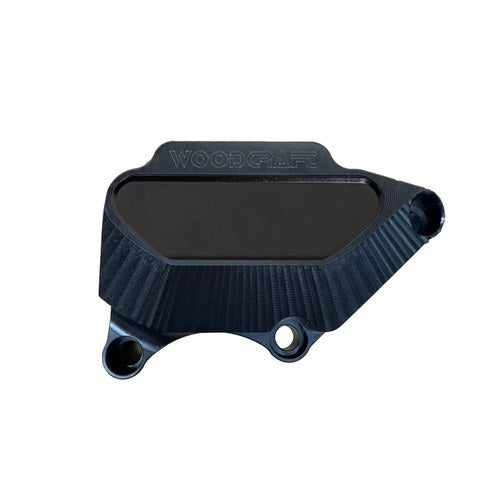 Honda 2003-2006 Cbr 600RR Woodcraft Clutch Cover Engine Protector - Black Plate