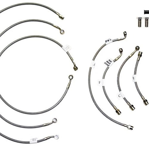 Honda 2002-09 Vfr 800 Gbrakes Front / Rear / Clutch Brake Line Kit - 10 Lines