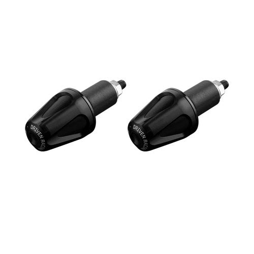 Driven Racing D-AXIS V2 Weighted Universal Bar Ends Black - DXB-BK1