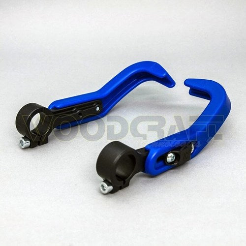 Woodcraft Racing Hand / Brake And Clutch Lever Guard Assembly - Blue