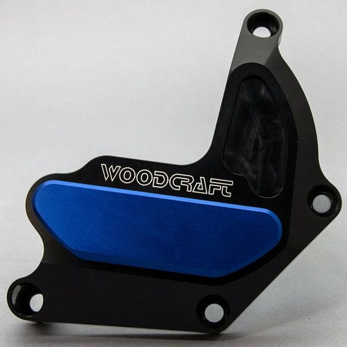 Suzuki 2006-2025 Gsxr 600 / 750 Woodcraft Rhs Clutch Cover Protector - Blue Pad