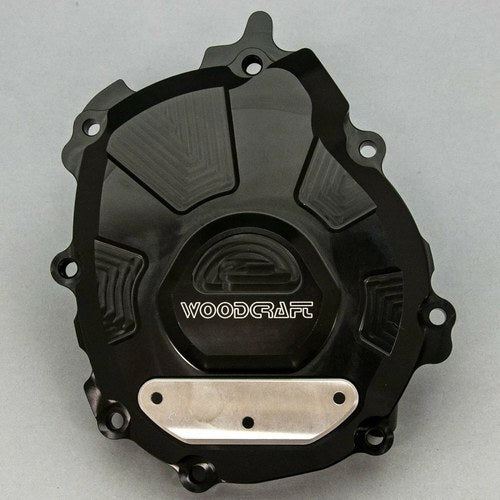 Yamaha 2015-2025 R1 R1M R1S Woodcraft Left Side Engine Stator Cover - S.S. Plate