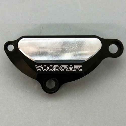 Yamaha 2006-15 FZ1 Woodcraft Lhs Engine Ignition Cover Protector - Silver Plate