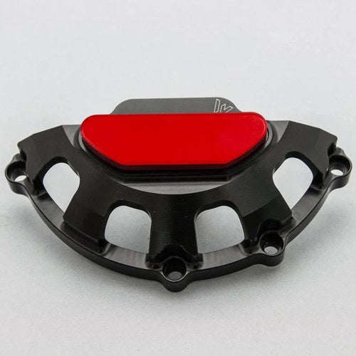 Triumph 2013-17 Daytona 675 / R Woodcraft Lhs Stator Cover Protector - Red Pad