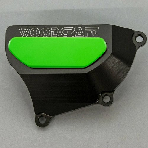 Honda Cbr 1000RR 2008-2016 Woodcraft Clutch Cover Engine Protector - Green Plate