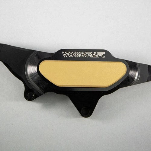 BMW 2020-2025 S1000RR Woodcraft Clutch Cover Engine Protector - Gold Plate