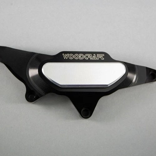 BMW 2020-2025 S1000RR Woodcraft Clutch Cover Engine Protector - Silver Plate