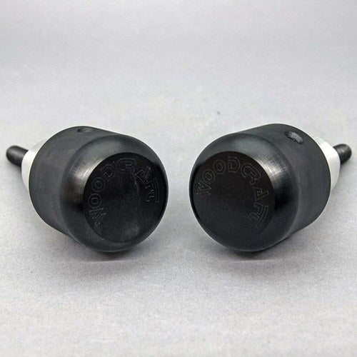 Aprilia Tuono 2006-2010 Woodcraft Racing Frame Slider Kit - Short Black Pucks