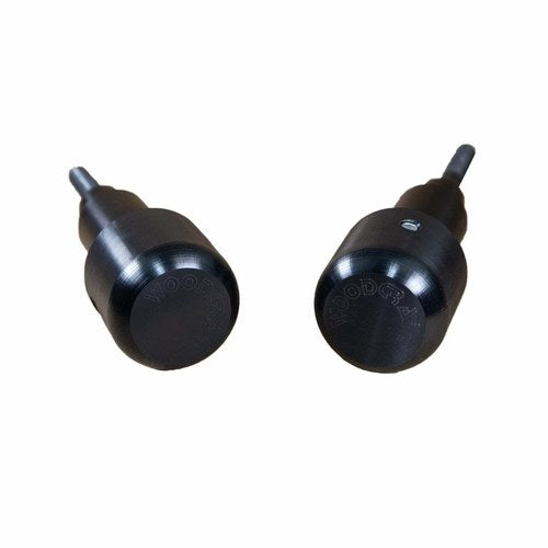 Aprilia 2021-2024 RS 660 Woodcraft Racing Frame Slider Kit - Short Black Pucks