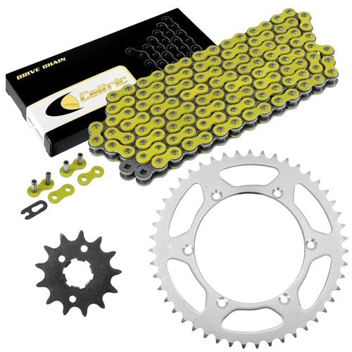 Drive Chain & Sprocket Kit fits Kawasaki KDX200 1989 1990 1991 1992 1993-2006