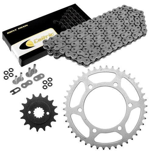 O-Ring Drive Chain & Sprockets Kit for Kawasaki GPZ500S Ninja 500 EX500A 87-93
