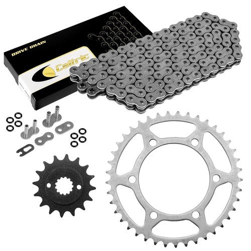 O-Ring Drive Chain & Sprockets Kit for Kawasaki ZR550B Zephyr 550 1990-1994