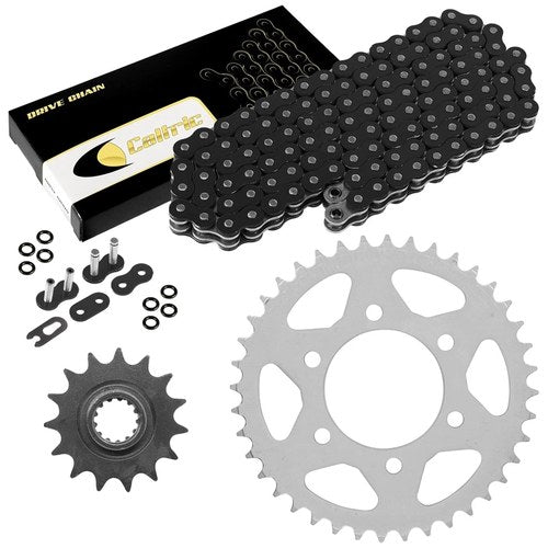 Black O-Ring Drive Chain & Sprockets Kit for Kawasaki ZX600 ZZR600 2005-2008