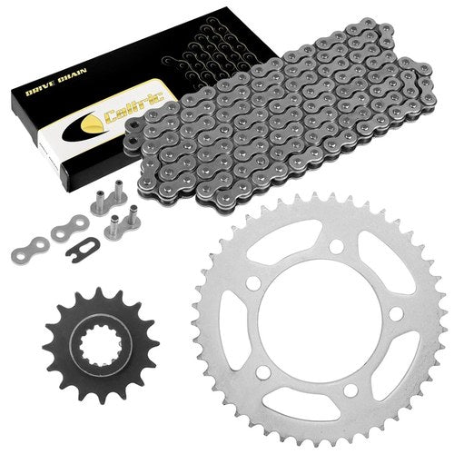 Drive Chain & Sprockets Kit for Honda CBR600F4 CBR600 F4 1999 2000 Steel