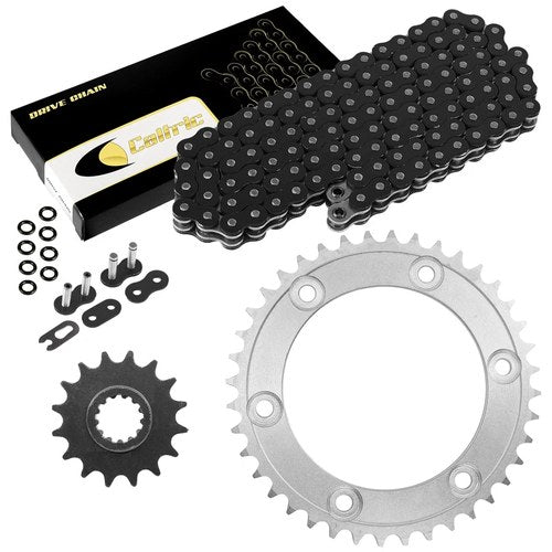 Black O/Ring Drive Chain & Sprockets for Honda CBR1000RR Fireblade Sc57 2004 05